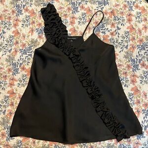 Express Black Flowy Tank Top